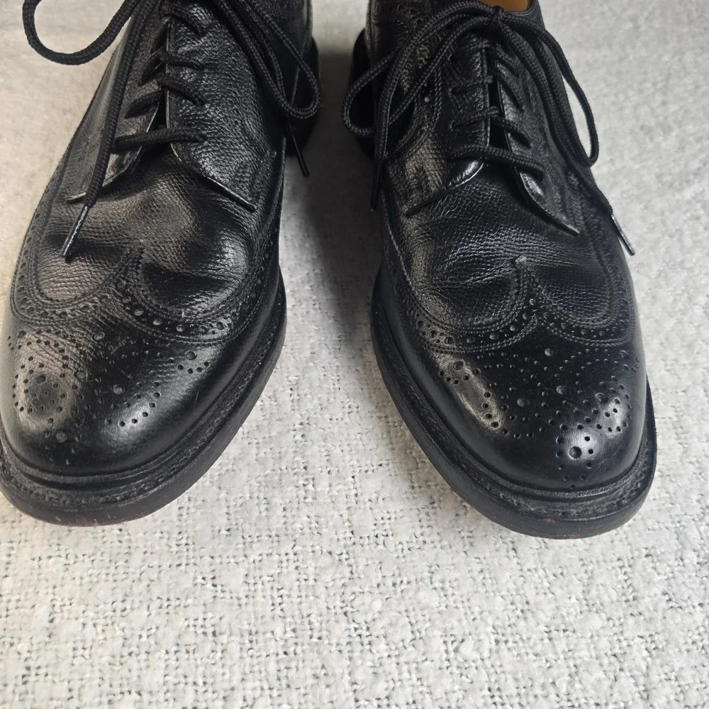 Florsheim Imperial Kenmoor Long Wing 17109 -78 Wing Tip Black Size 10D